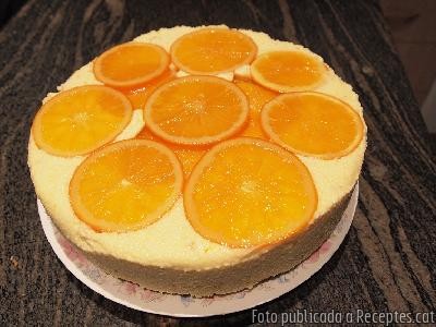Pastís de crema de taronja
