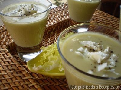 Crema d'escarola i formatge