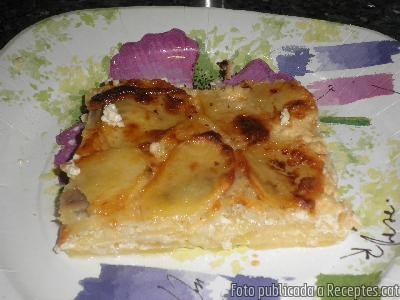 Gratinat de patates i anxoves