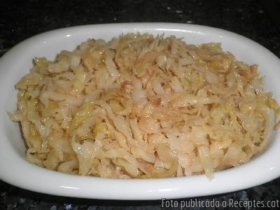 Recepta de cuina de Col saltejada