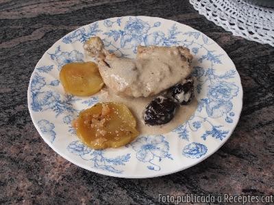 Pollastre a la sidra
