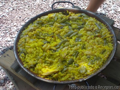 Recepta de cuina de Paella d'escorregut, de l'avi Pedro