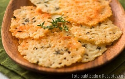 Recepta de cuina de Chips de parmesà