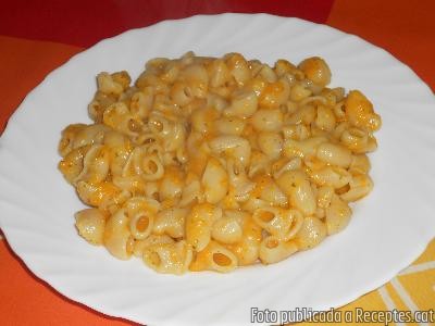 Recepta de cuina de Pasta amb carabassa