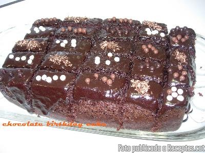 Recepta de cuina de Chocolate birhday cake