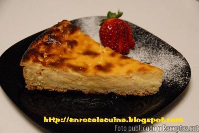 Pastis de crema de flam