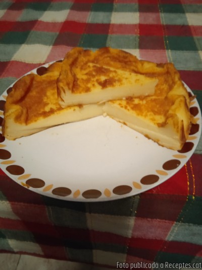 Recepta de cuina de Pastís de formatge sense formatge