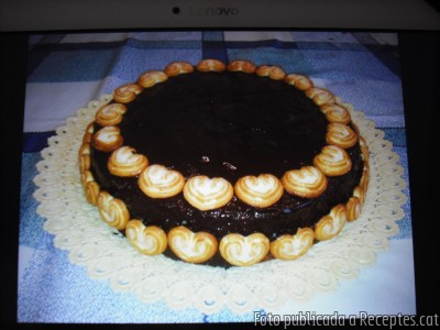 Recepta de cuina de Pastis de iogur amb xocolata