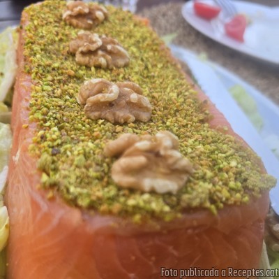 Recepta de cuina de Pastís de salmó