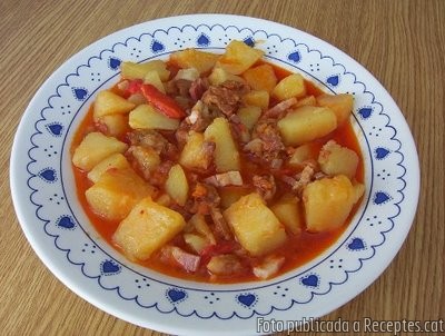 Recepta de cuina de Patata a la riojana