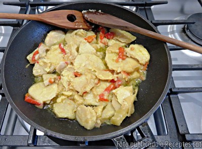 Recepta de cuina de Patates &quot;a lo pobre&quot;