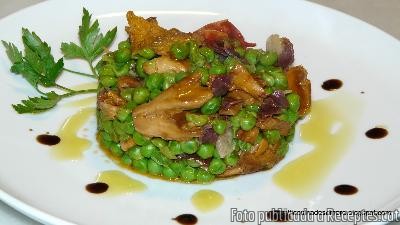 Pèsols amb rossinyols