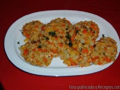 Recepta de cuina de Escalopes de Verdures amb Massa de Lioneses
