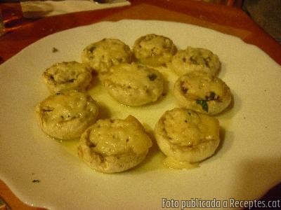 Recepta de cuina de Champiñones con Queso