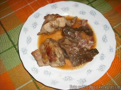 Recepta de cuina de Pollastre o conill a la granja