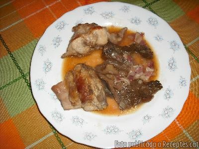 Recepta de cuina de Pollastre o conill a la granja