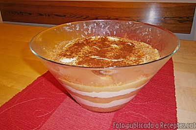 Recepta de cuina de Postres de poma amb mascarpone