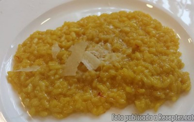 Recepta de cuina de Risotto al safrà