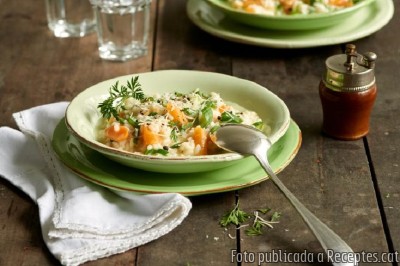 Recepta de cuina de Risotto de pastanaga