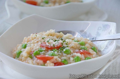 Recepta de cuina de Risotto de safrà amb verdures