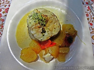 Recepta de cuina de Rodanxa de lluç al forn