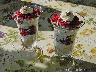 Recepta de cuina de Postres amb gerds
