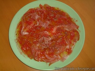 Recepta de cuina de Salmó macerat amb anet