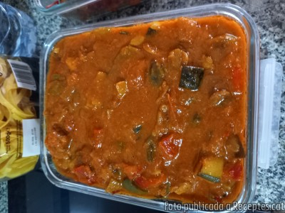 Recepta de cuina de Sanfaina amb toc picant