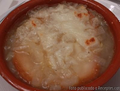 Recepta de cuina de Sopa de ceba