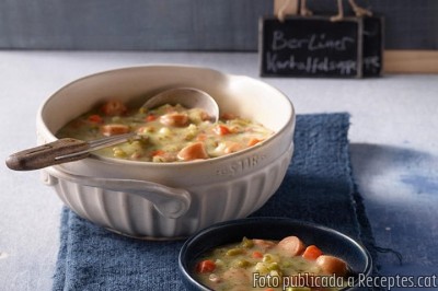 Recepta de cuina de Sopa de patates a l’estil de Berlín