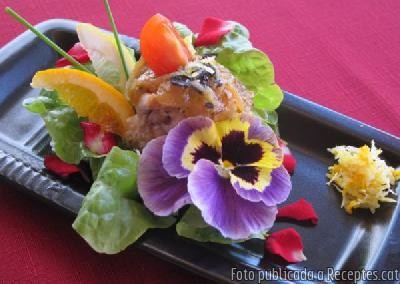 Recepta de cuina de Sorell blanc amb flors