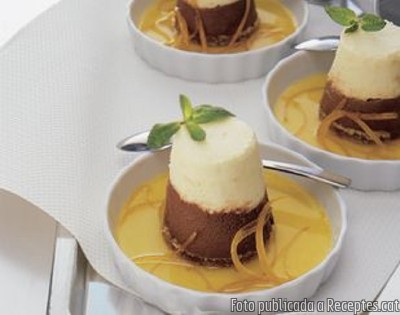 Recepta de cuina de Mousse de xocolata nit i dia