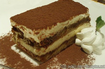 Tiramisú italià