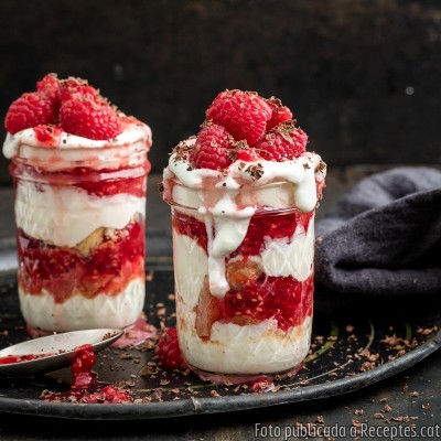 Recepta de cuina de Tiramisú de xocolata i gerds