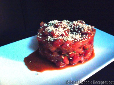 Recepta de cuina de Tartar de tonyina a la japonesa