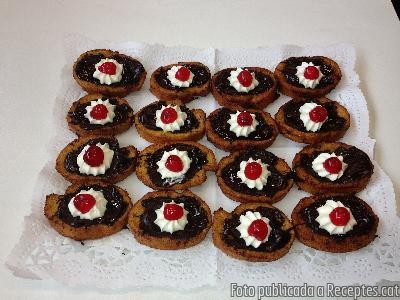 Recepta de cuina de Croquetes de santa tresa amb xocolata i nata