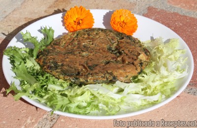 Recepta de cuina de Truita sense ous d'espinacs