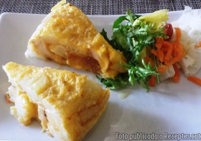 Recepta de cuina de Truita de patata i ceba