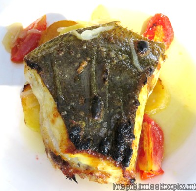 Turbot salvatge al forn