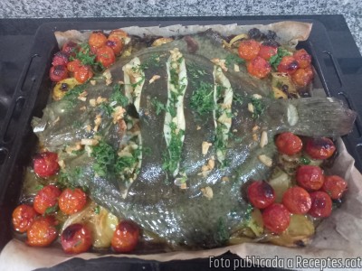Recepta de cuina de Turbot salvatge al forn