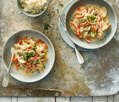 Recepta de cuina de Vedella a la Stroganoff