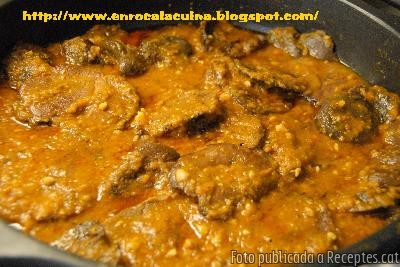Vedella amb bolets