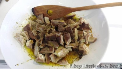 Recepta de cuina de Ventre de porc macerat