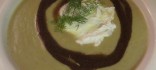 Crema de carxofa amb ou i botifarra negra