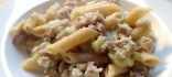 Macarrons amb coliflor i botifarra esparracada