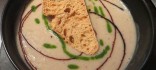 Crema de farigola amb botifarra negra