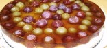 Pastís de formatge i raïm amb gelatina de Pedro Ximenes