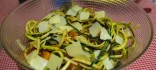 Foto de la recepta Amanida d'espaguetis de carabassó amb vinagreta de fruits secs