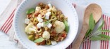 Risotto de coliflor i tomàquet amb sàlvia