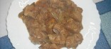 Cap de costella de porc amb carxofes